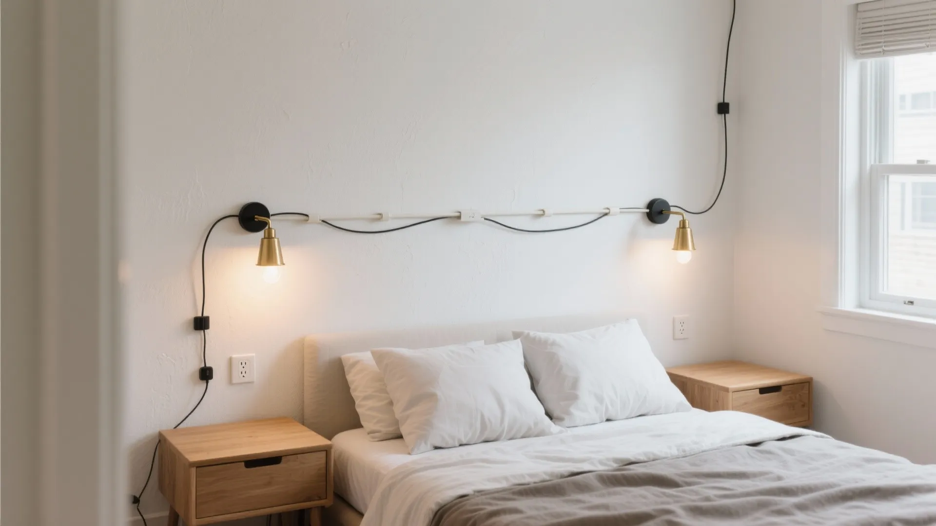 Plug-in sconces for renters and quick updates