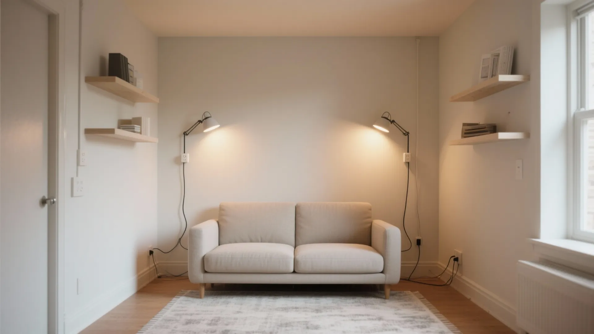 Plug-in sconces for renters