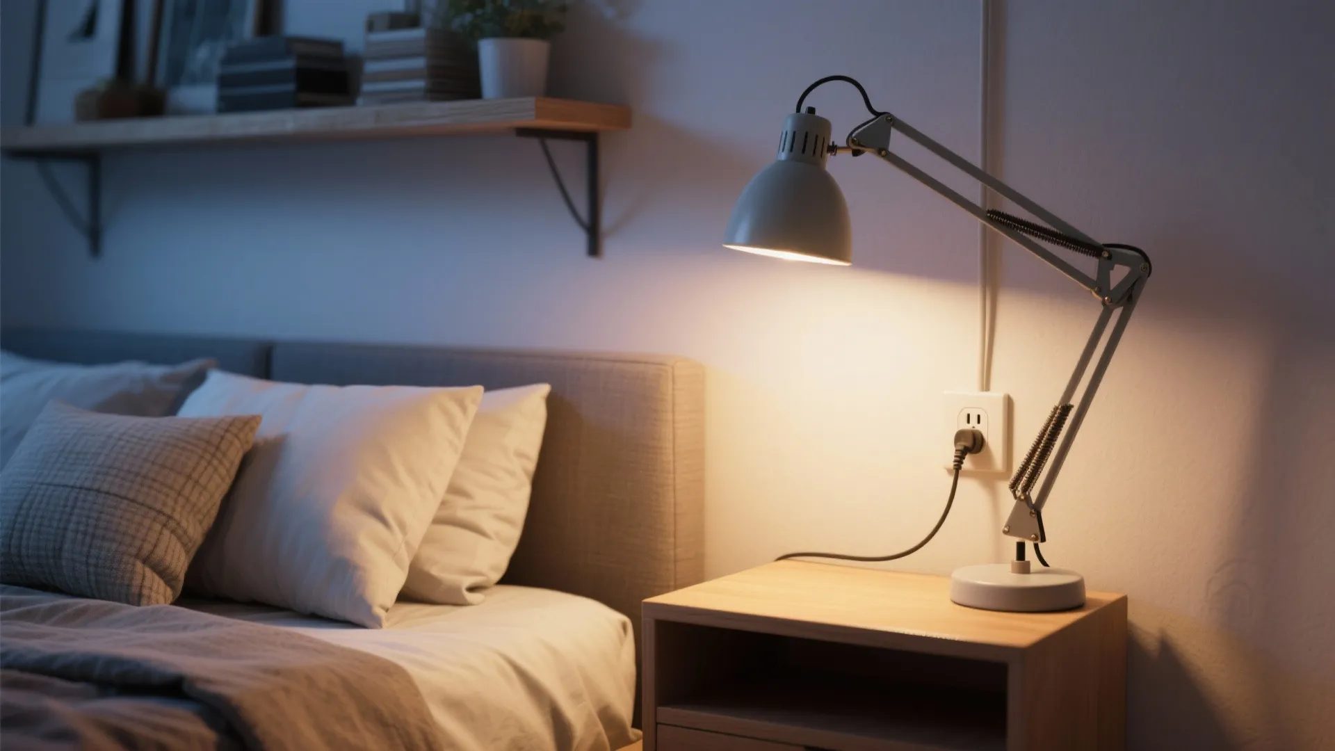 3. Plug-in swing lamps when rewiring isn’t an option