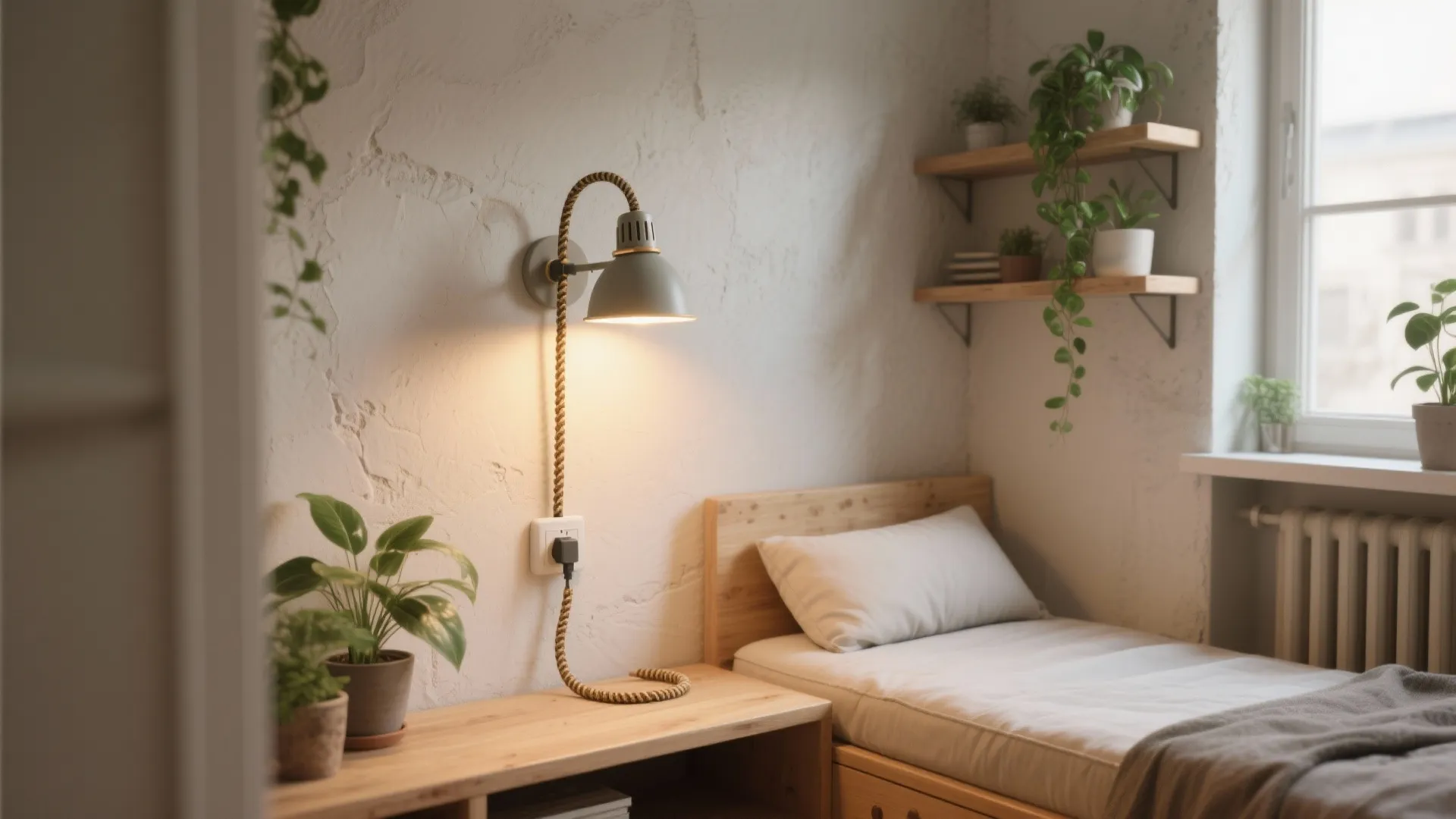5 Plug-in Wall Light Ideas for Small Spaces