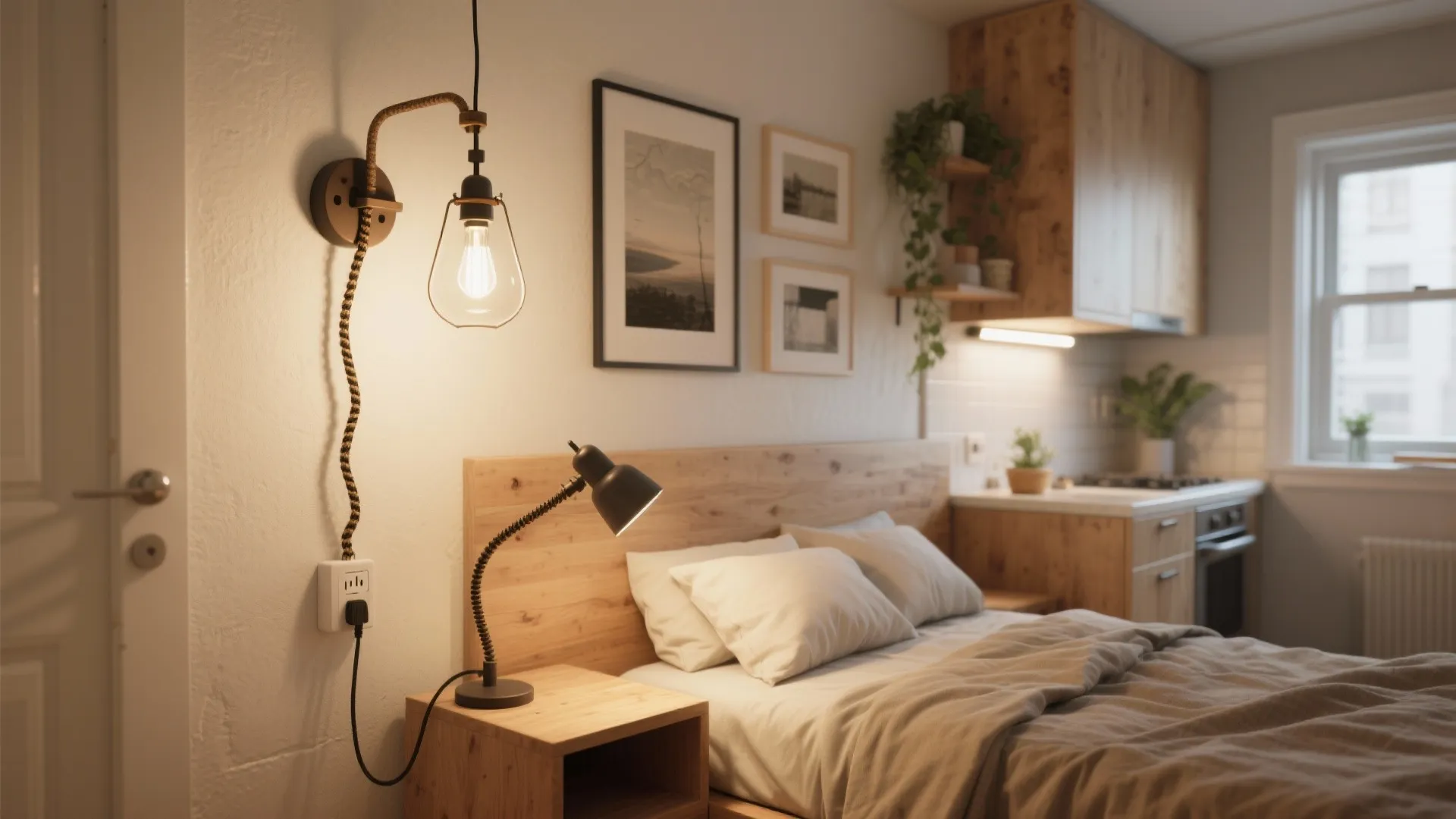 5 Small-Space Wall Light Ideas: Creative plug-in wall light solutions for tiny rooms and rental homes