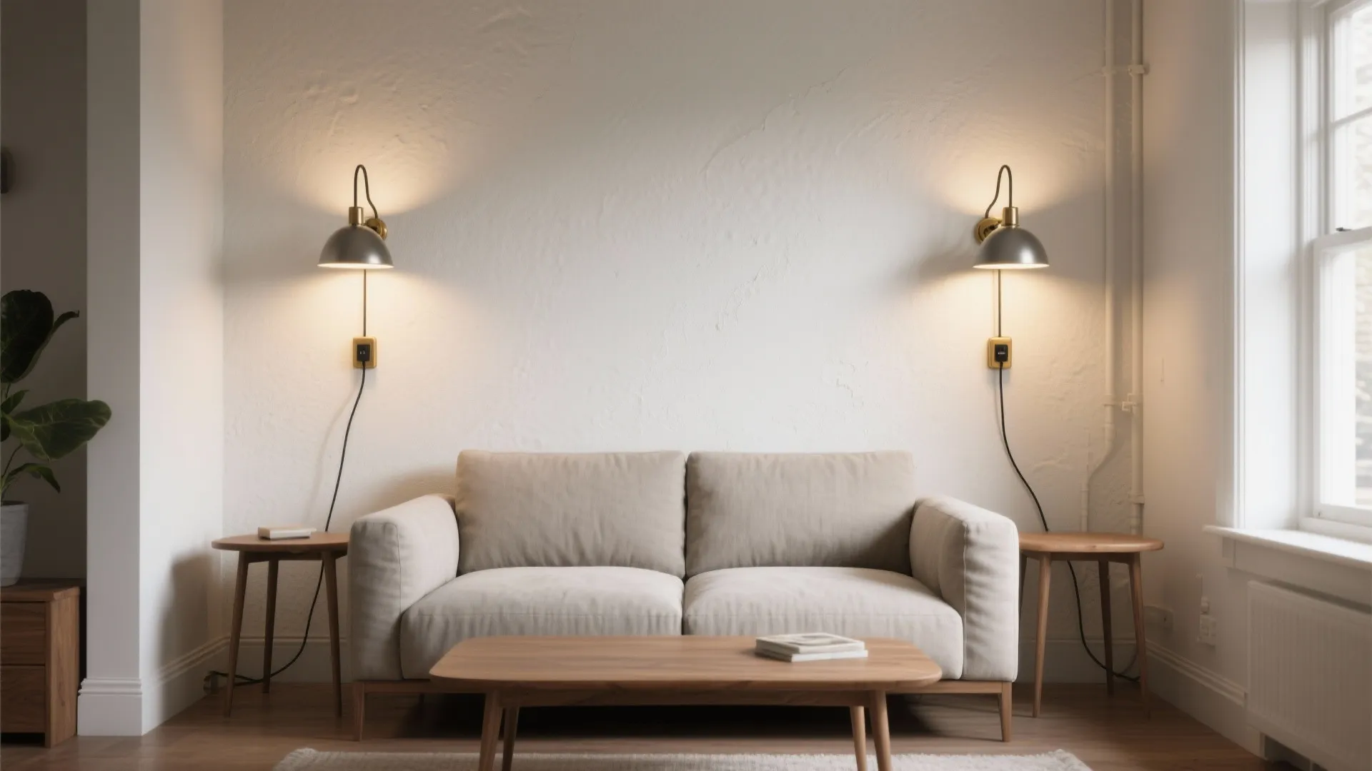 Plug-in Wall Sconces for Renters