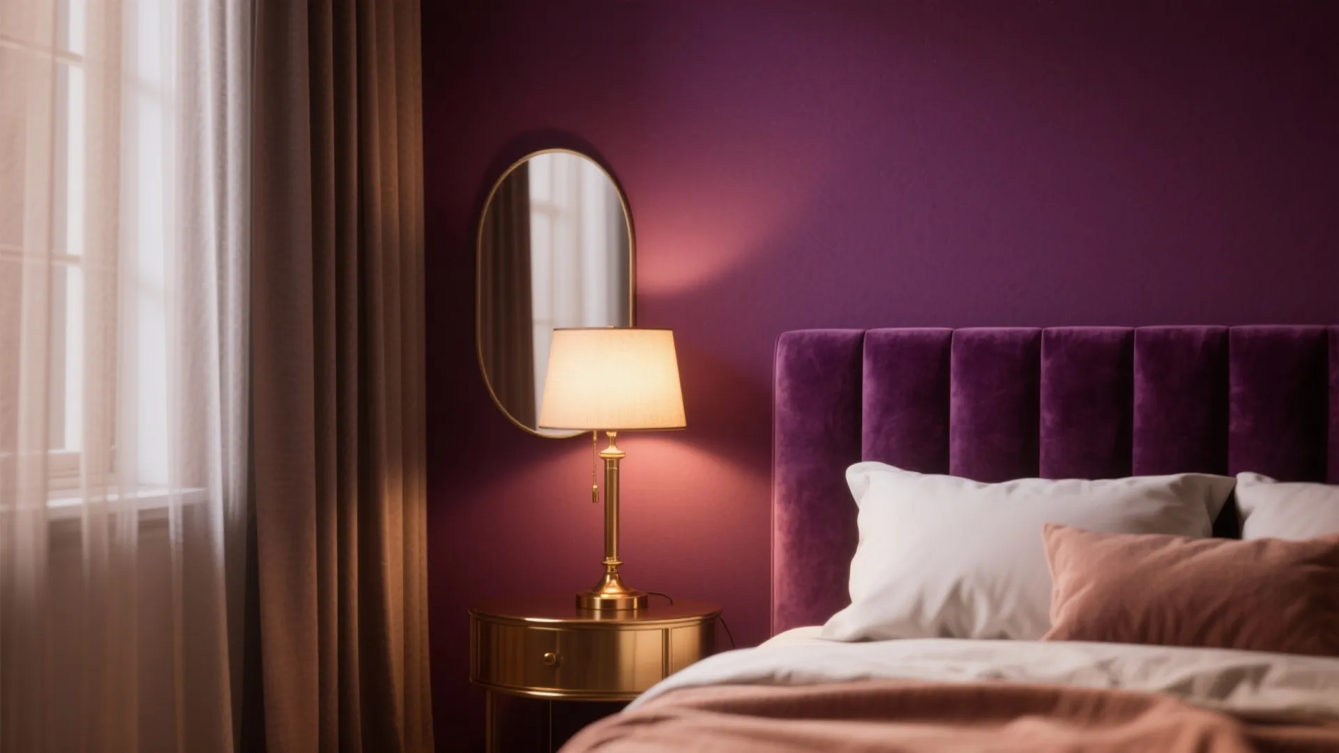 Deep Plum Accent for Cozy Corners