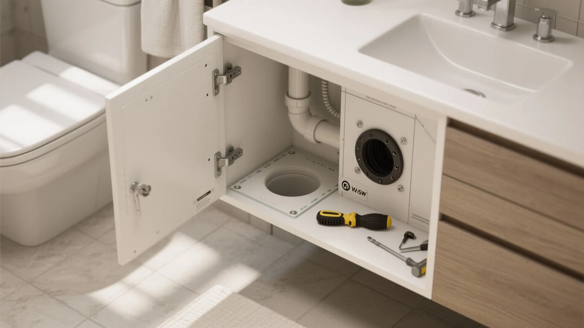 3. Seal Gaps and Inspect Plumbing Access