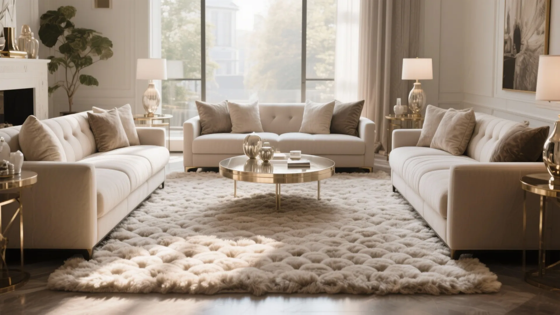 5. Plush Area Rugs for Zoning
