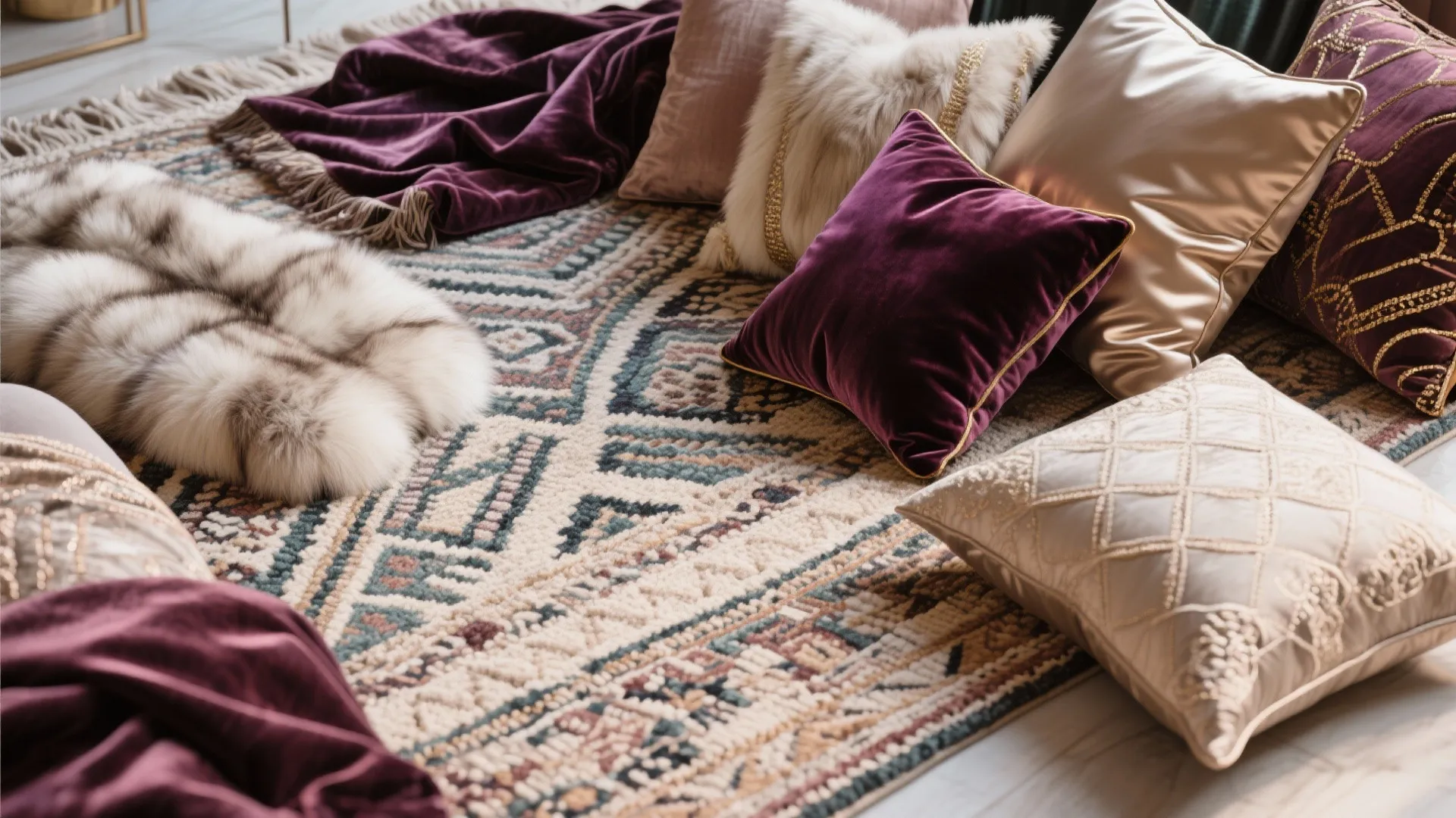 5. Plush Rugs and Layered Textures