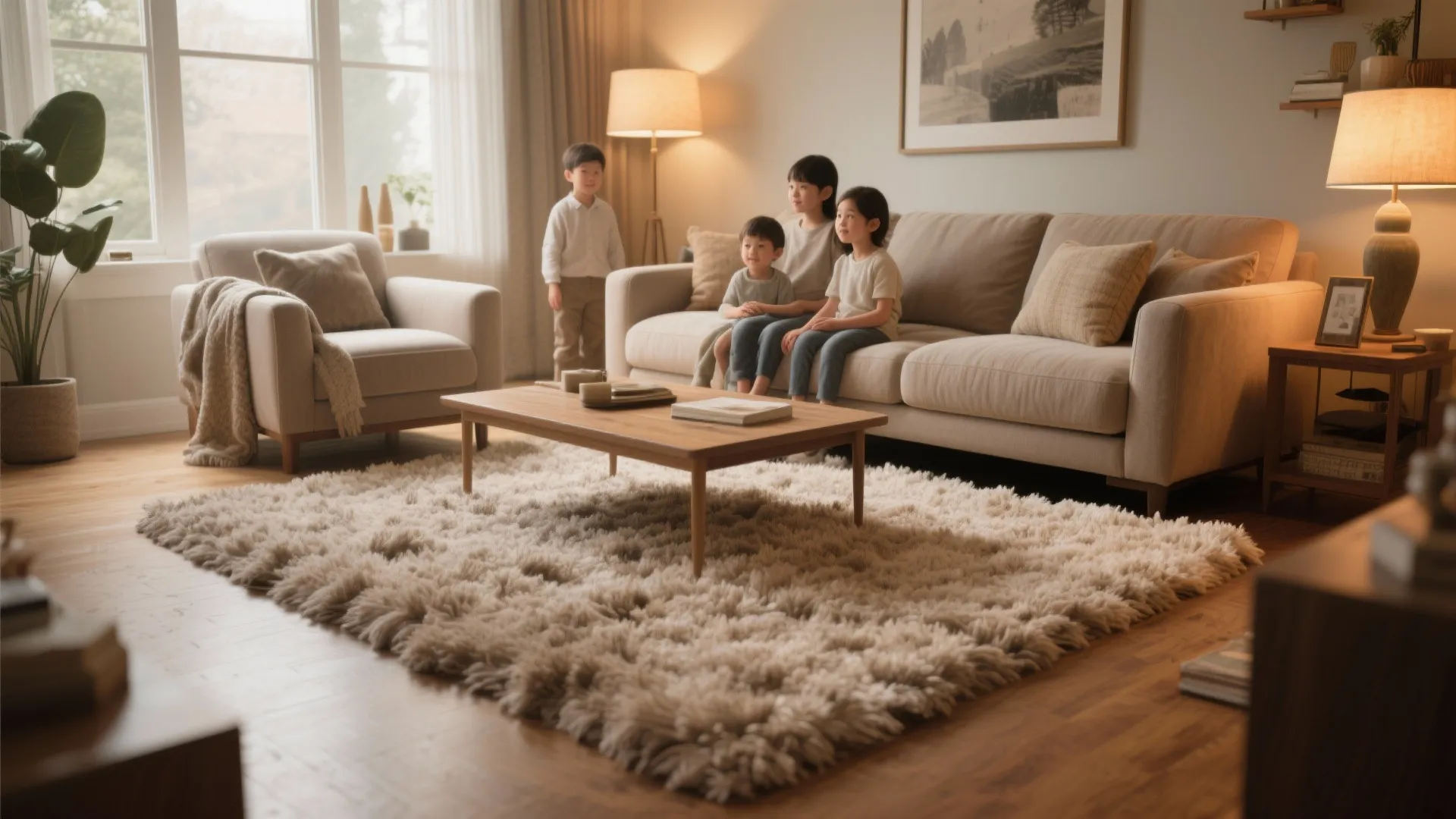 Plush Shag for Cozy Feel