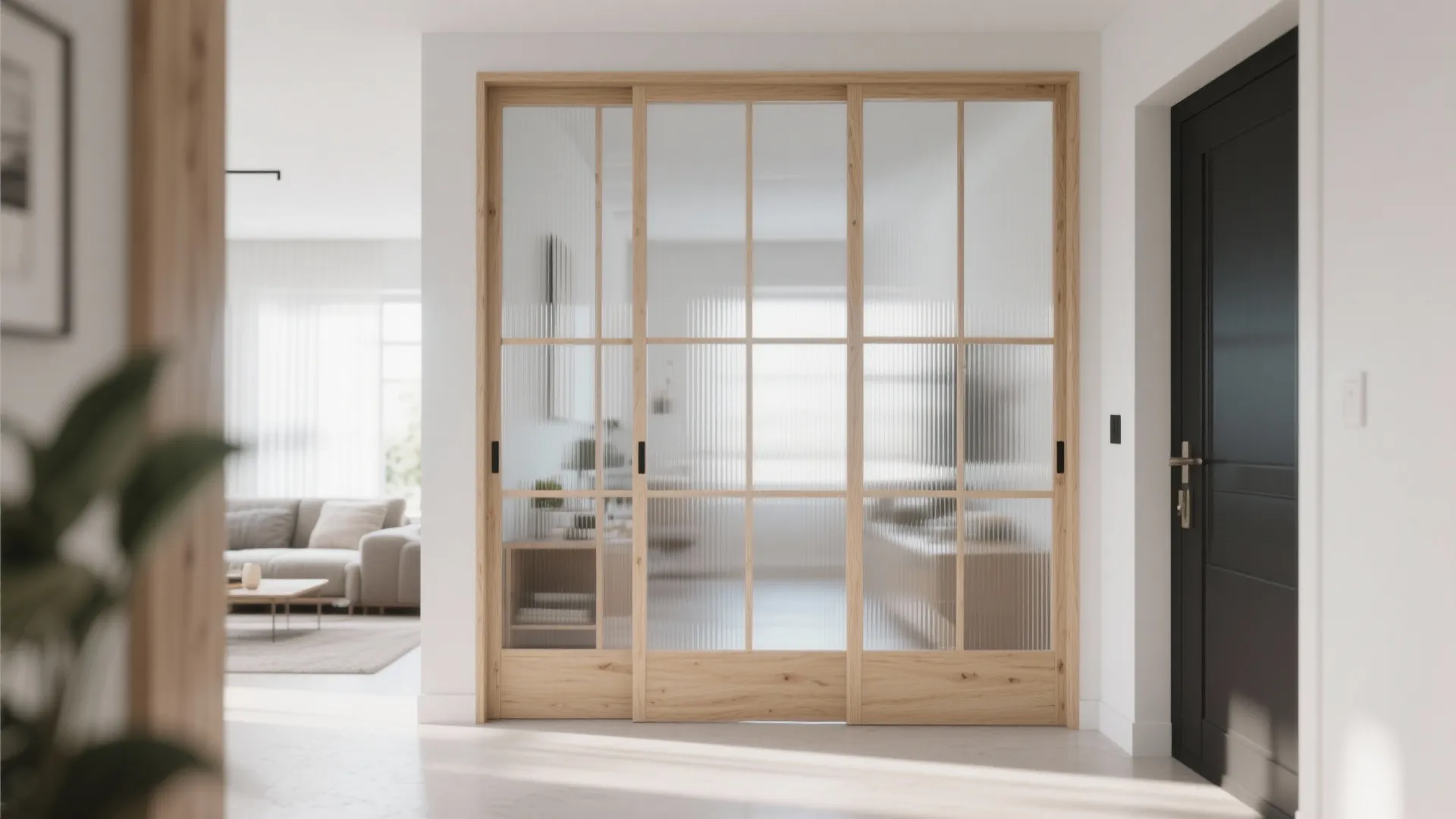 Plywood + glass combo to pull in daylight