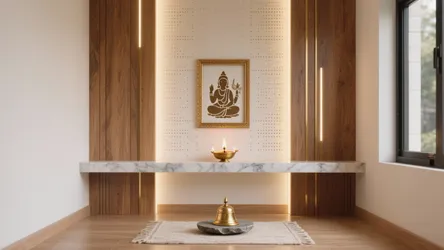 5 Plywood Pooja Room Designs for Small Homes