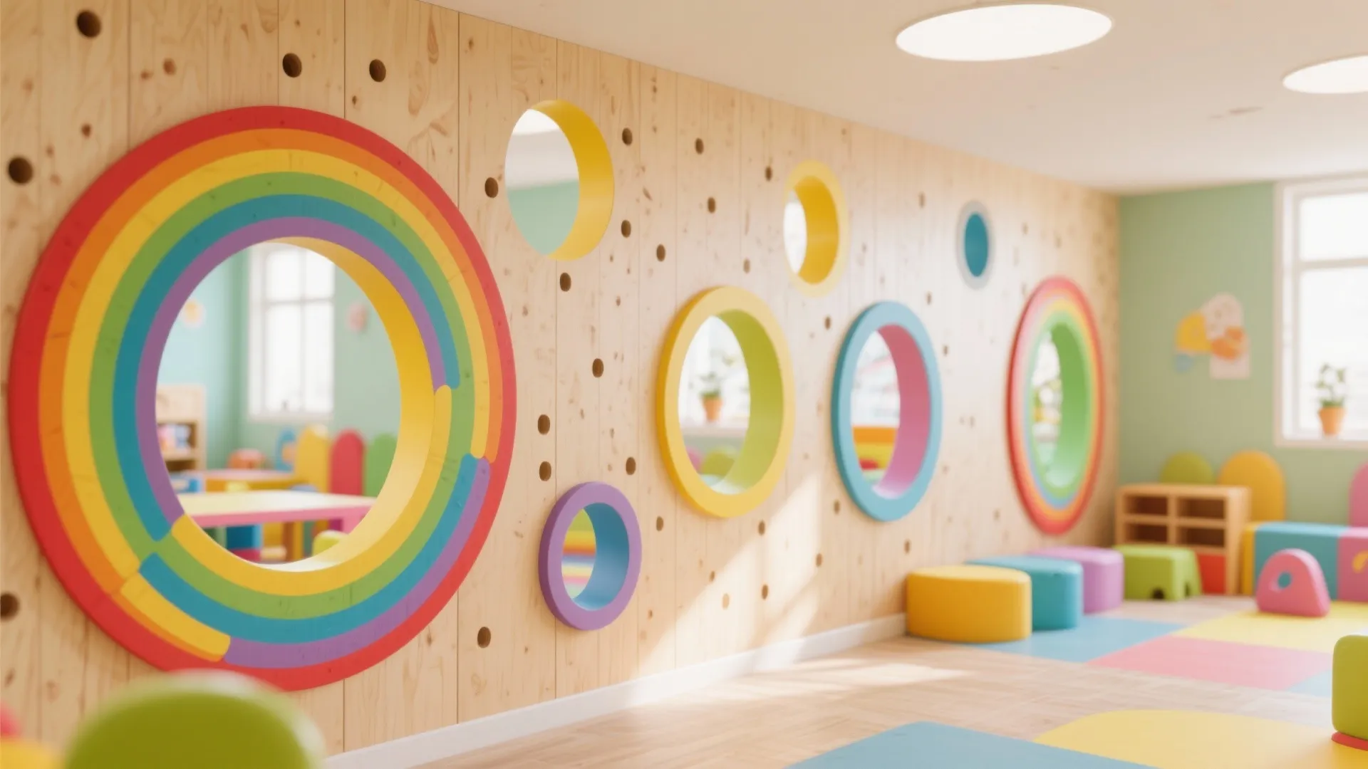 8. Plywood Cutout Walls