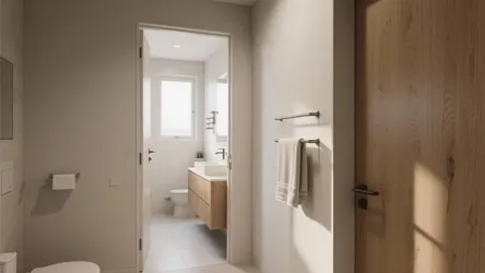 Pocket Bathroom Doors: 5 Small-Space Ideas