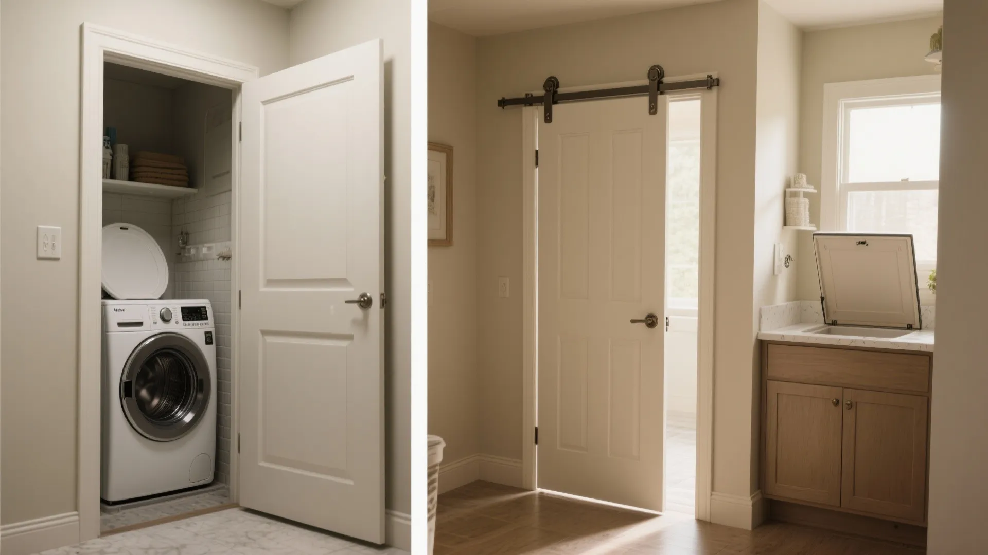 4. Use doors smartly: bi-fold or pocket
