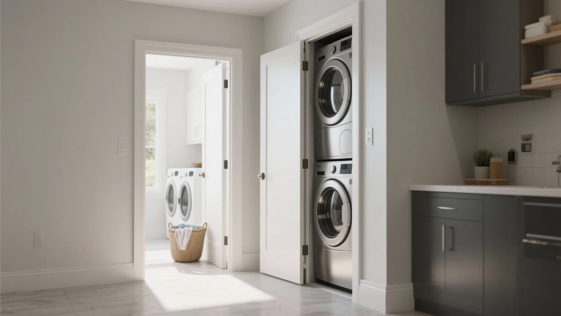 2. Pocket Door — The classic space-saver