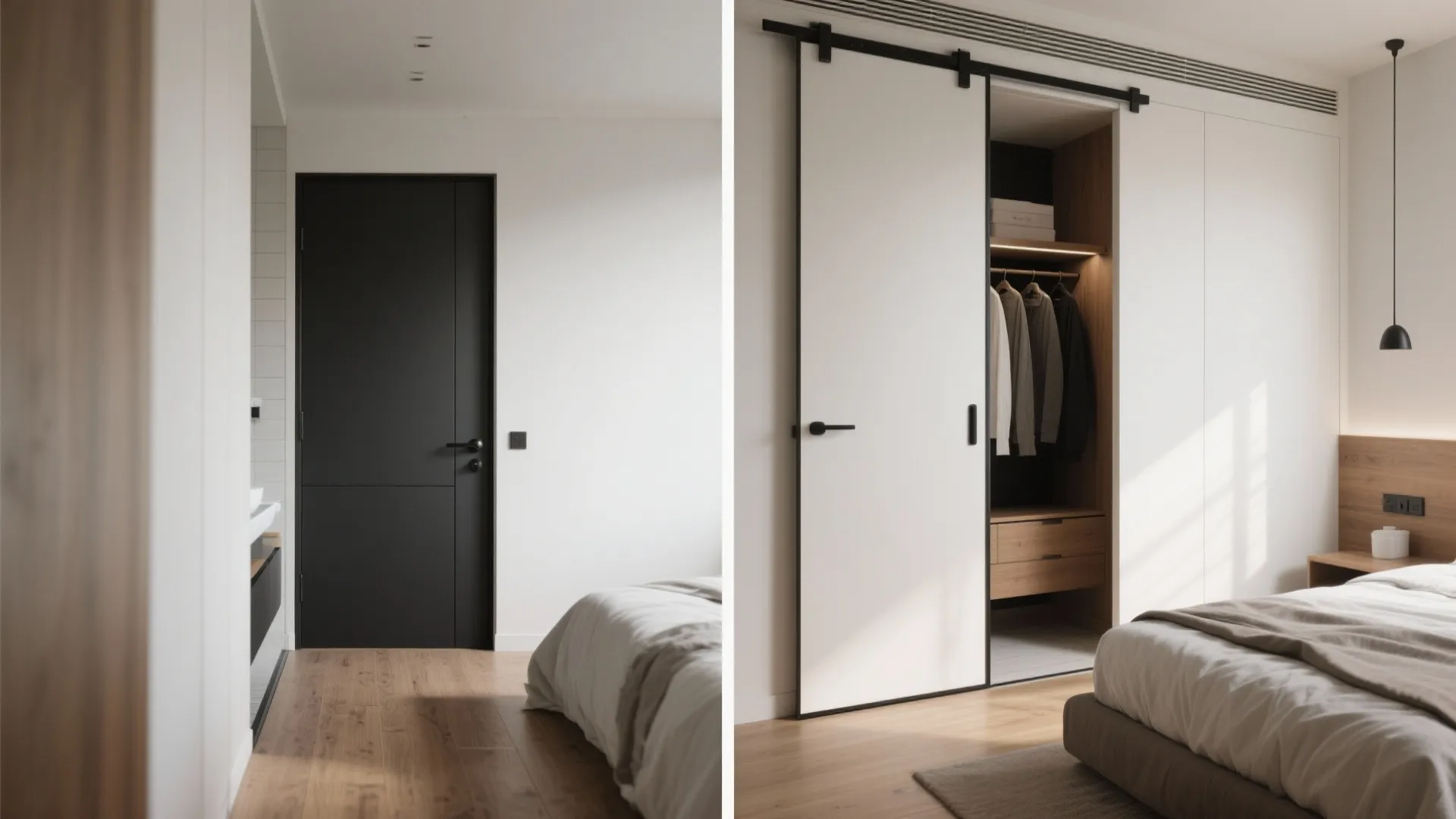 Sliding or Pocket Doors for a Seamless Ensuite Entry