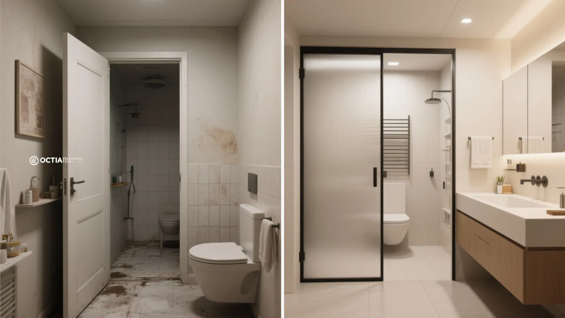 4. Pocket Doors Instead of Swing Doors