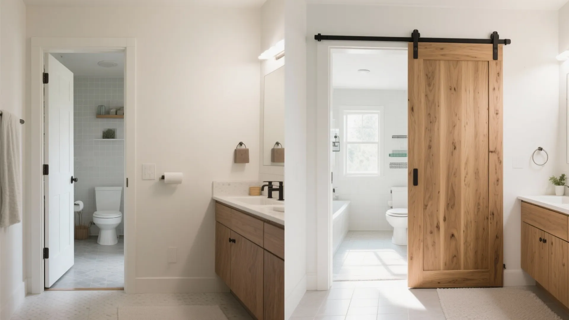 2. Pocket Doors to Free Floor Area