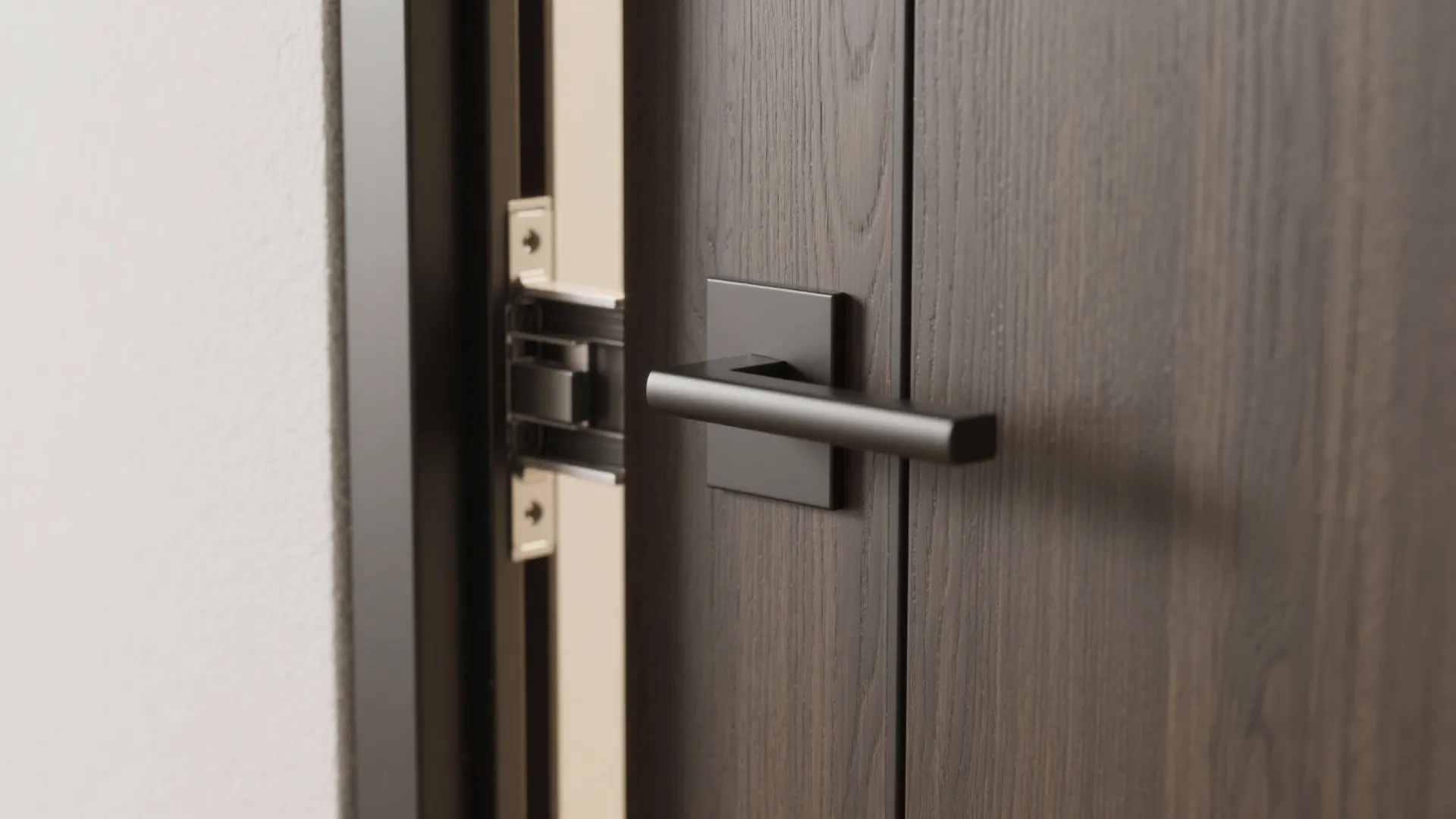 Wardrobe walls and pocket doors in bedrooms