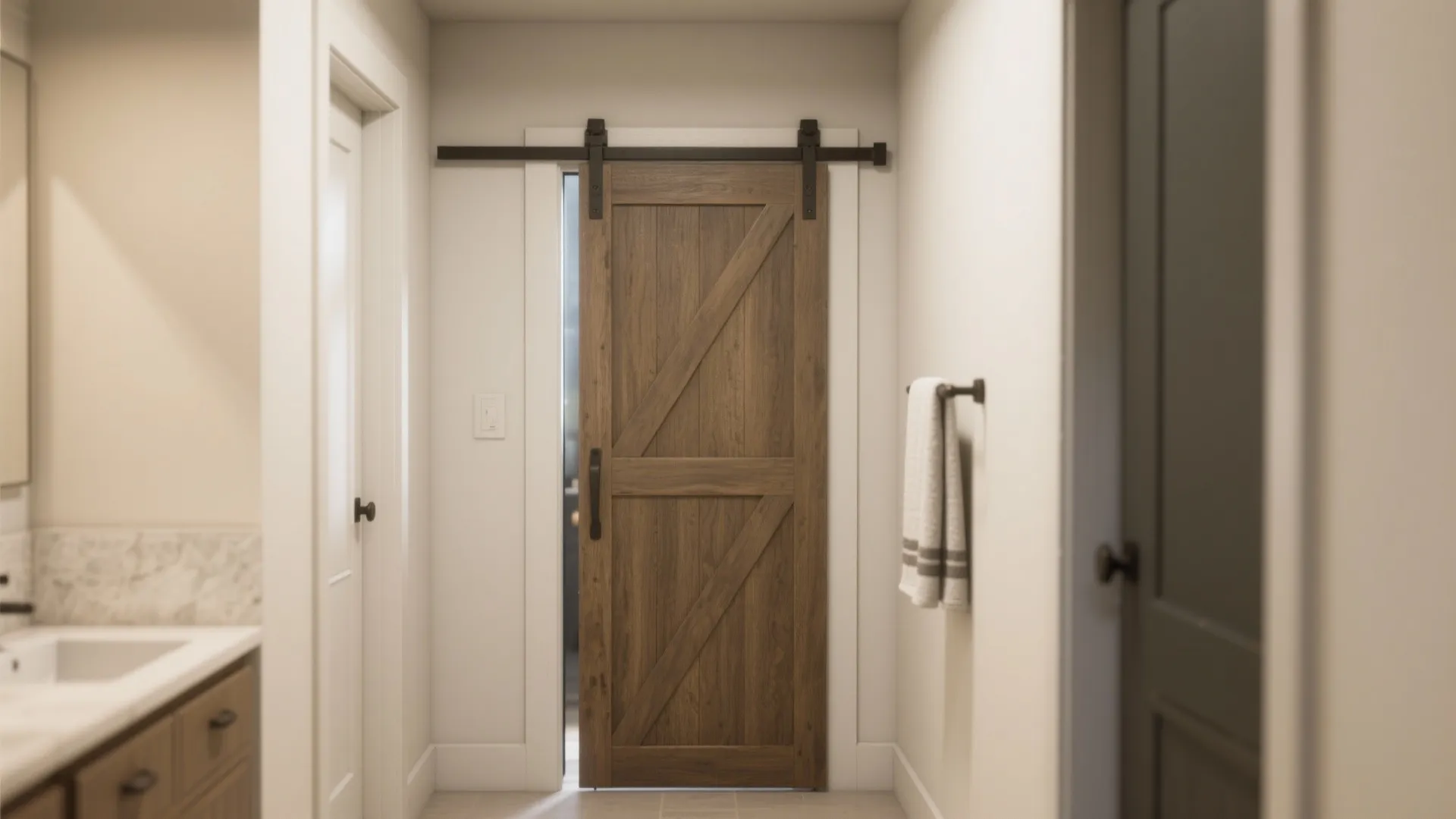 3. Pocket doors and sliding panels to maximize floor area