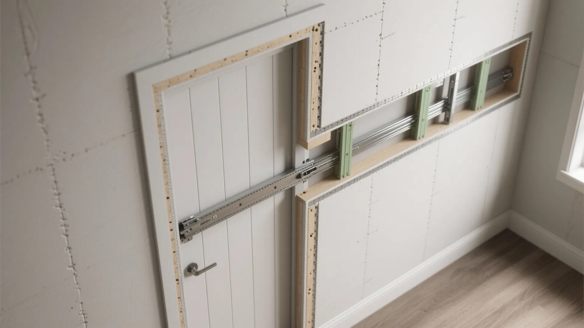 4. Pocket Door with Concealed Track