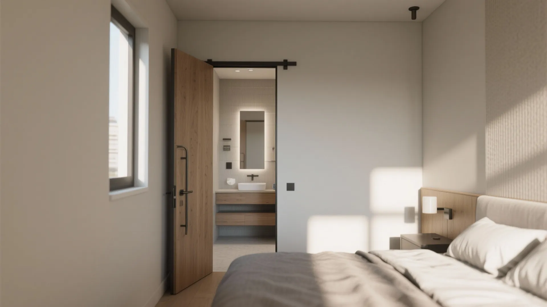 #8 Pocket Door to the Ensuite