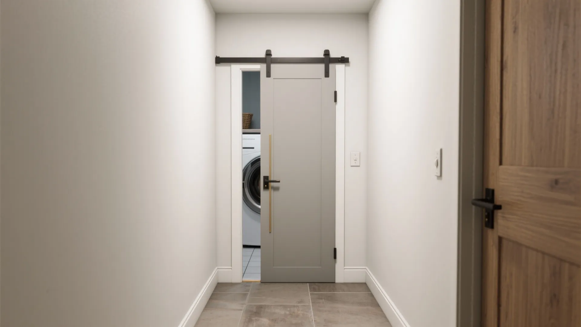 Sliding or Pocket Door for Tight Halls