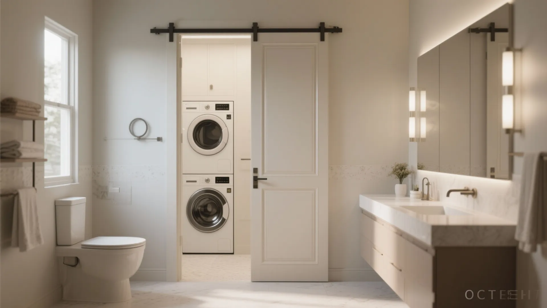 3. Pocket Doors for Privacy