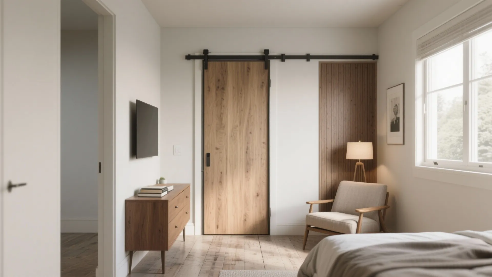 2. Swap Door Swing for Pocket or Sliding