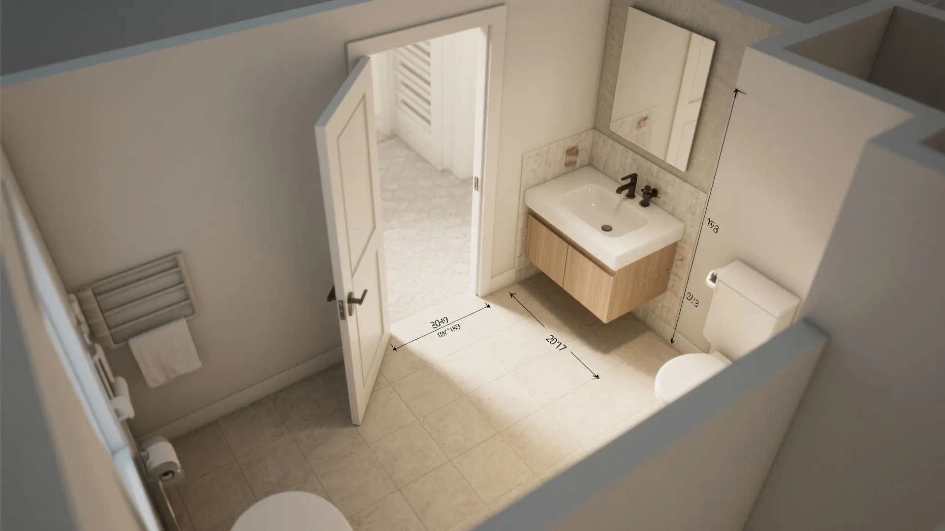 5. Pocket door and layout optimization