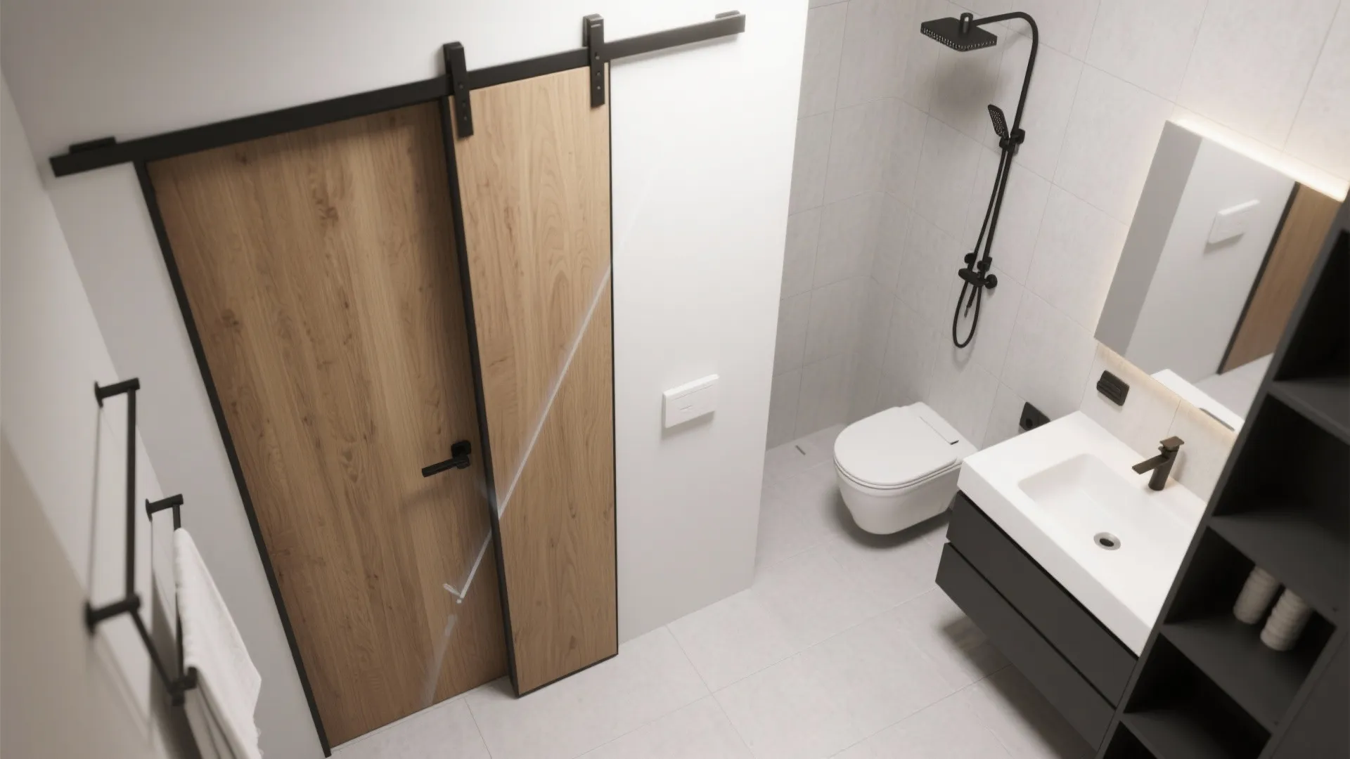 Space-Saving Sliding or Pocket Wood Door
