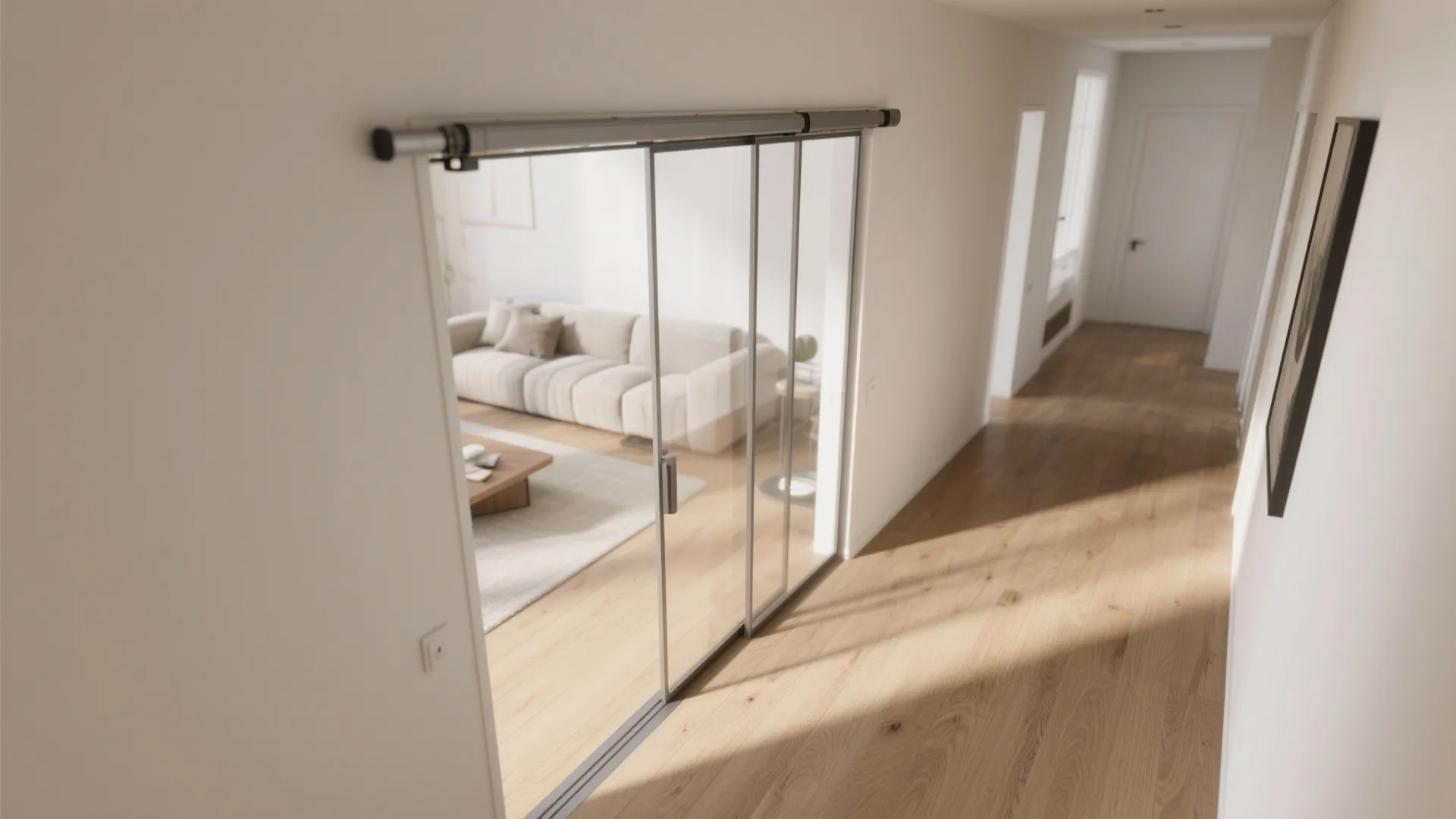 Sliding or Pocket Glass Doors for Flexible Separation