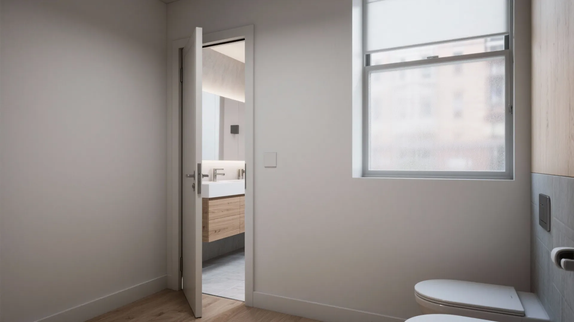 1. Pocket doors for squeeze-y layouts