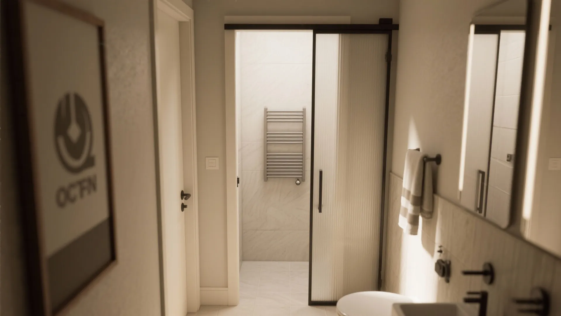 4. Pocket doors or sliding panels