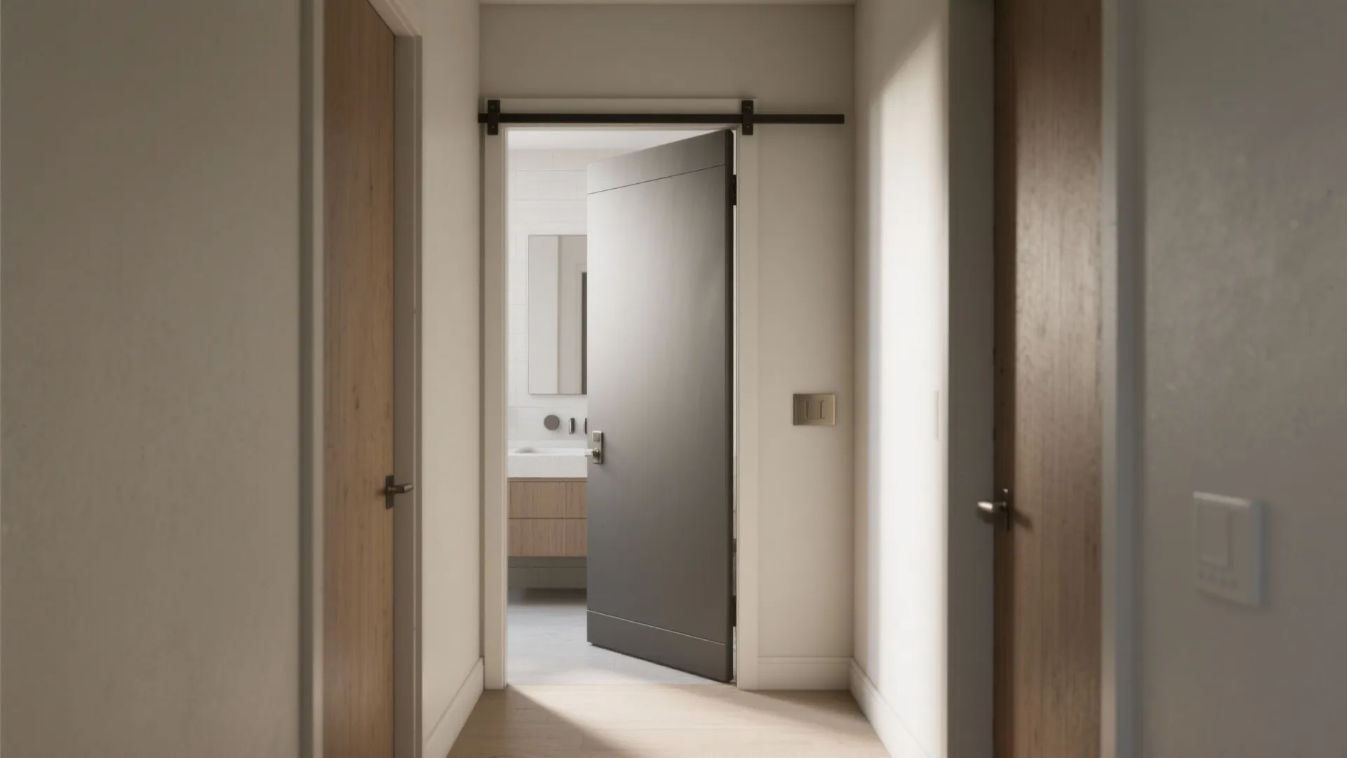 DIY Pocket Door: Save Space with Easy Installation: 1 Minute to Sleek Space Optimization with Pocket Doors