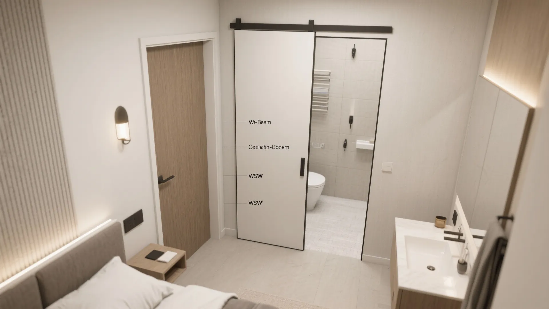 Solid-Core Pocket Door