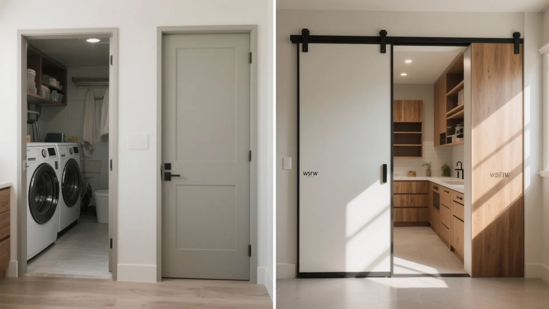 2. Pocket doors and sliding panels