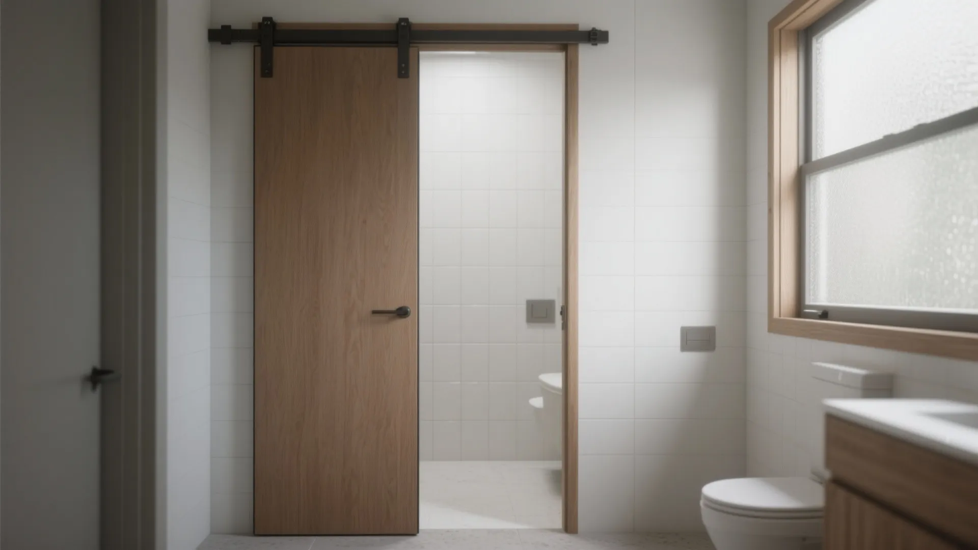 2. Pocket doors that hide away