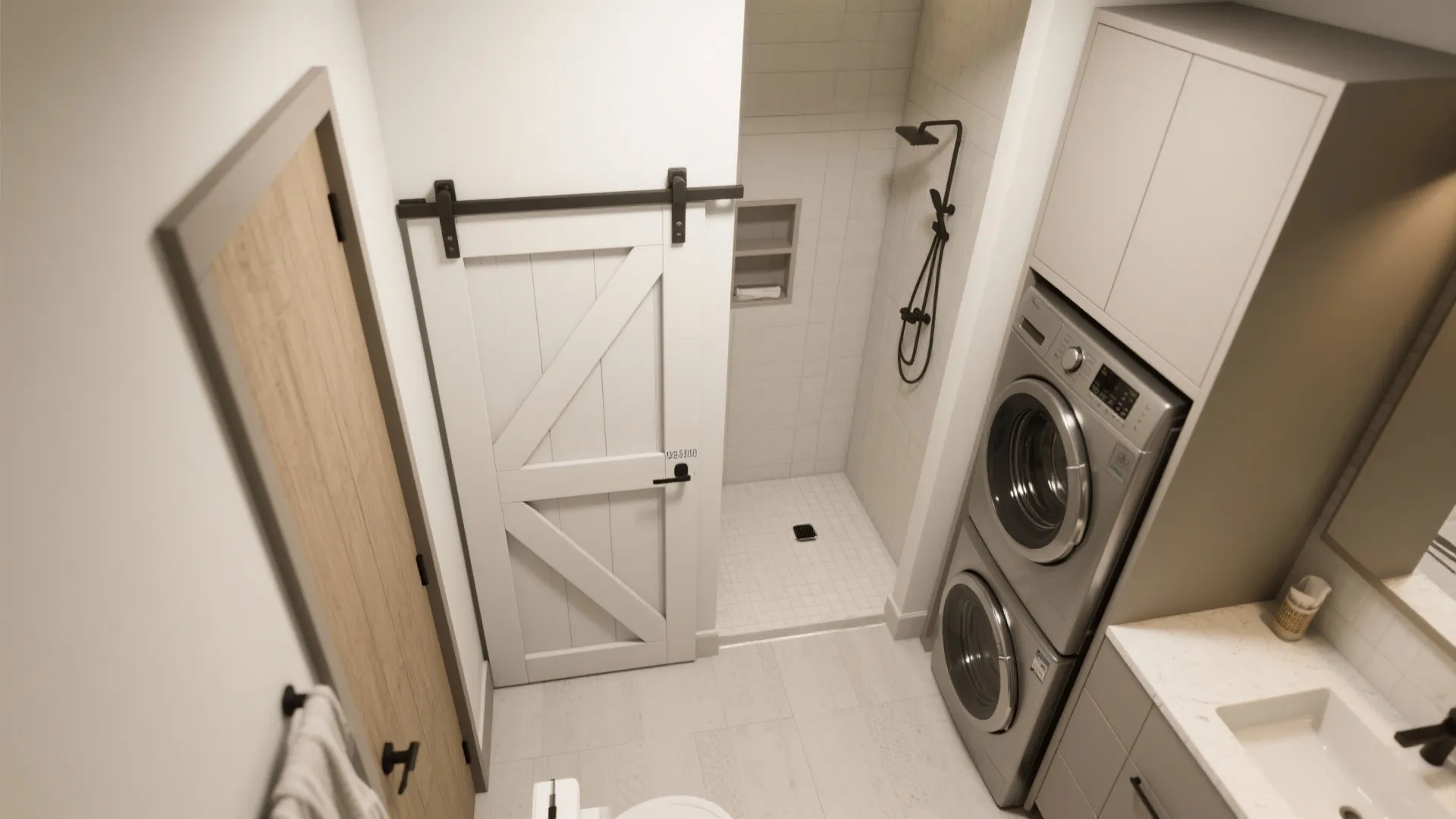 3. Pocket doors and sliding solutions to save swing space