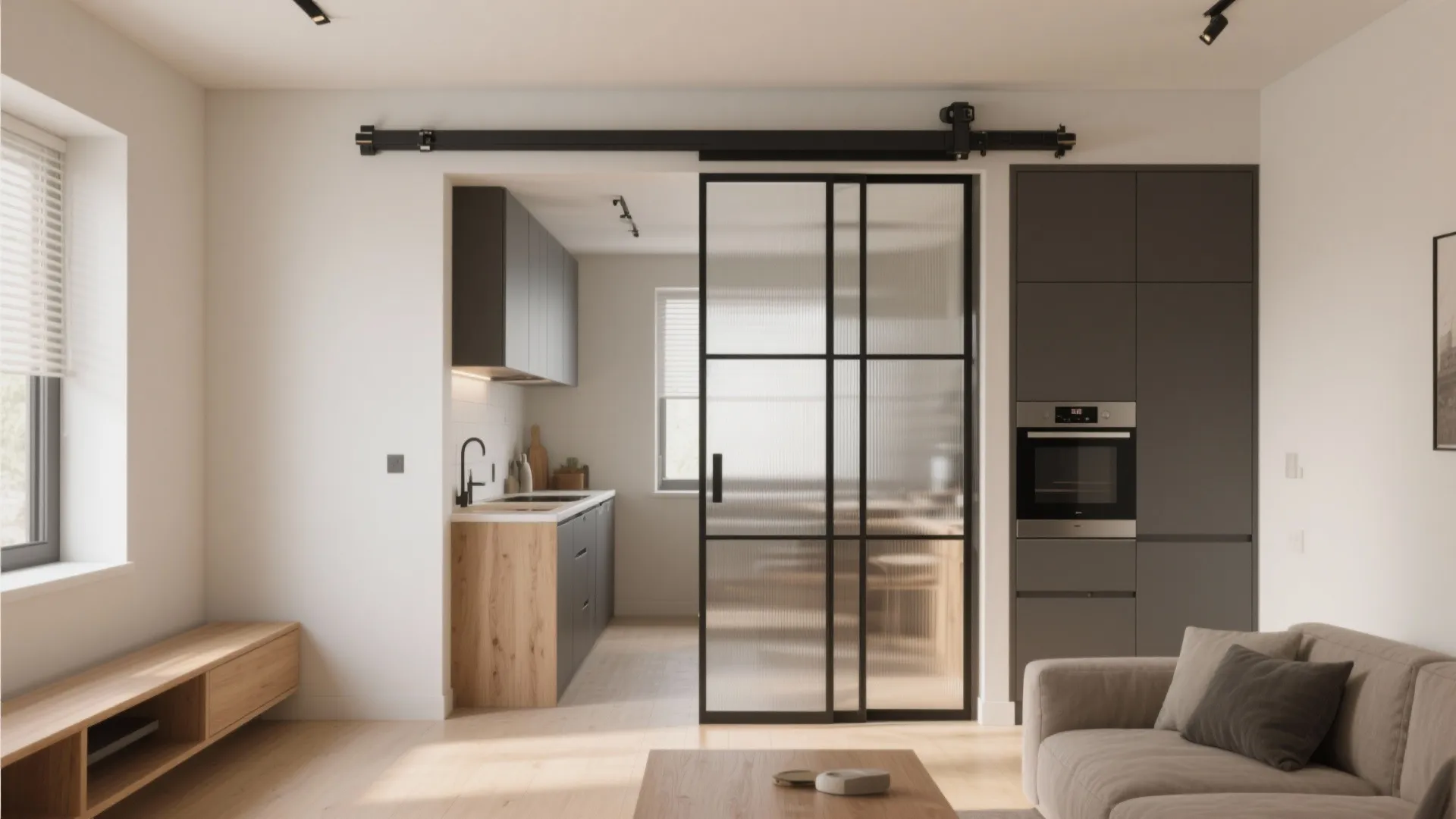 Sliding Pocket Partition Doors