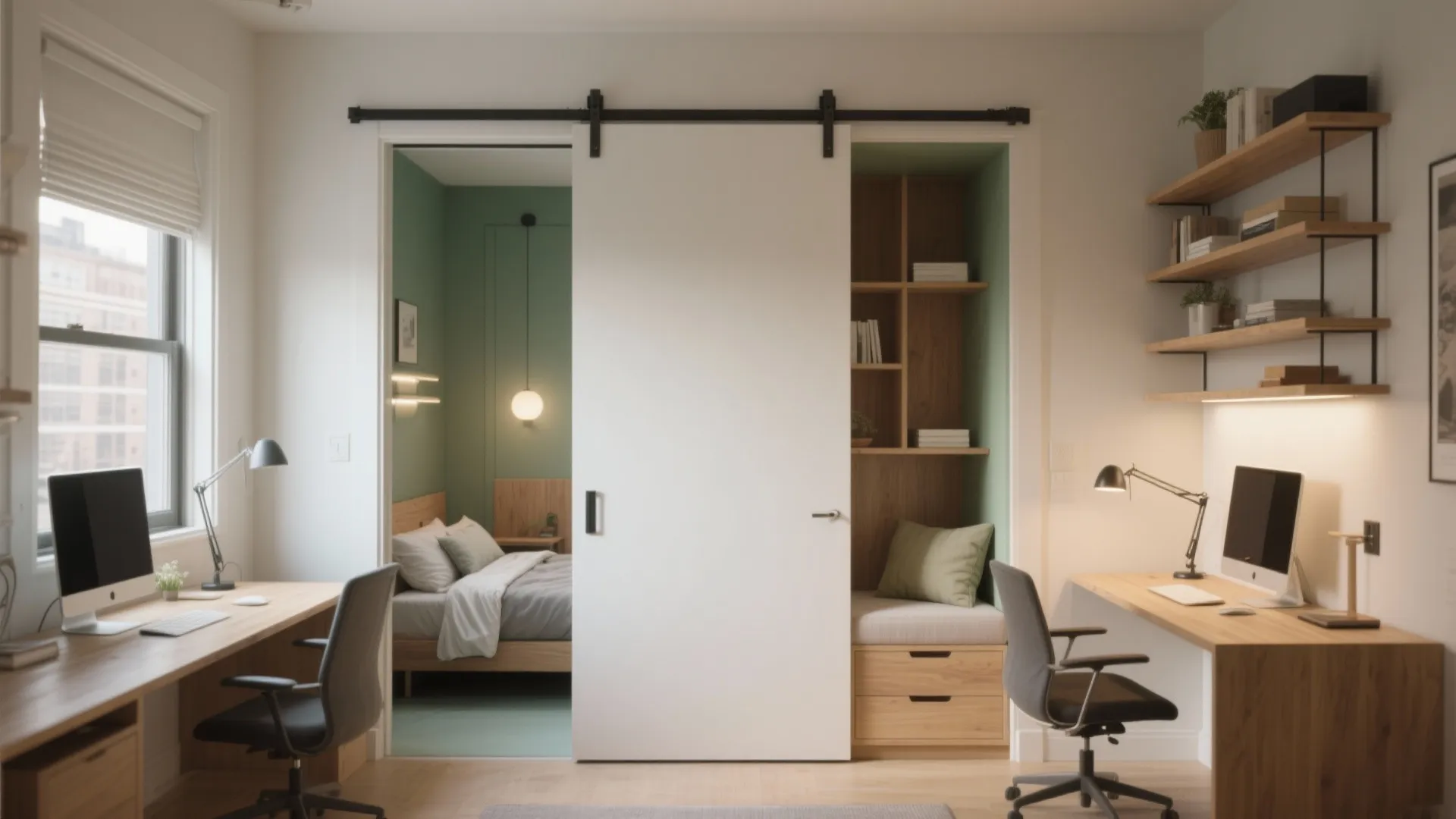 5. Pocket Doors and Multi-use Zones