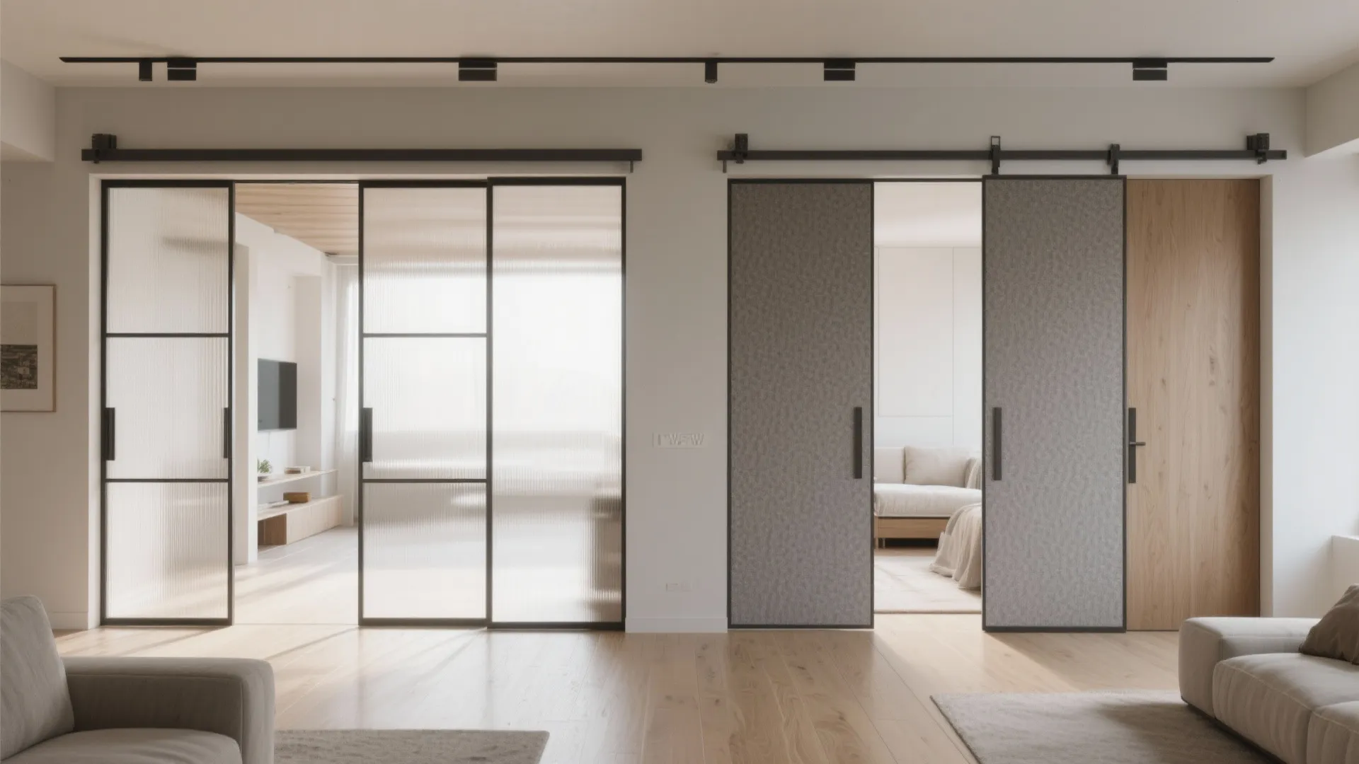 Sliding Partitions and Pocket Doors for Flexible Zones