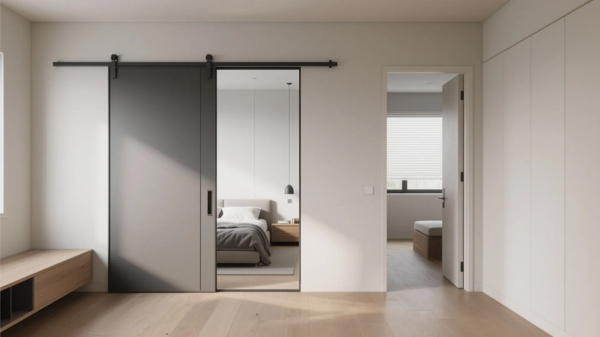 5. Pocket Doors, Slim Circulation, and Clear Pathways
