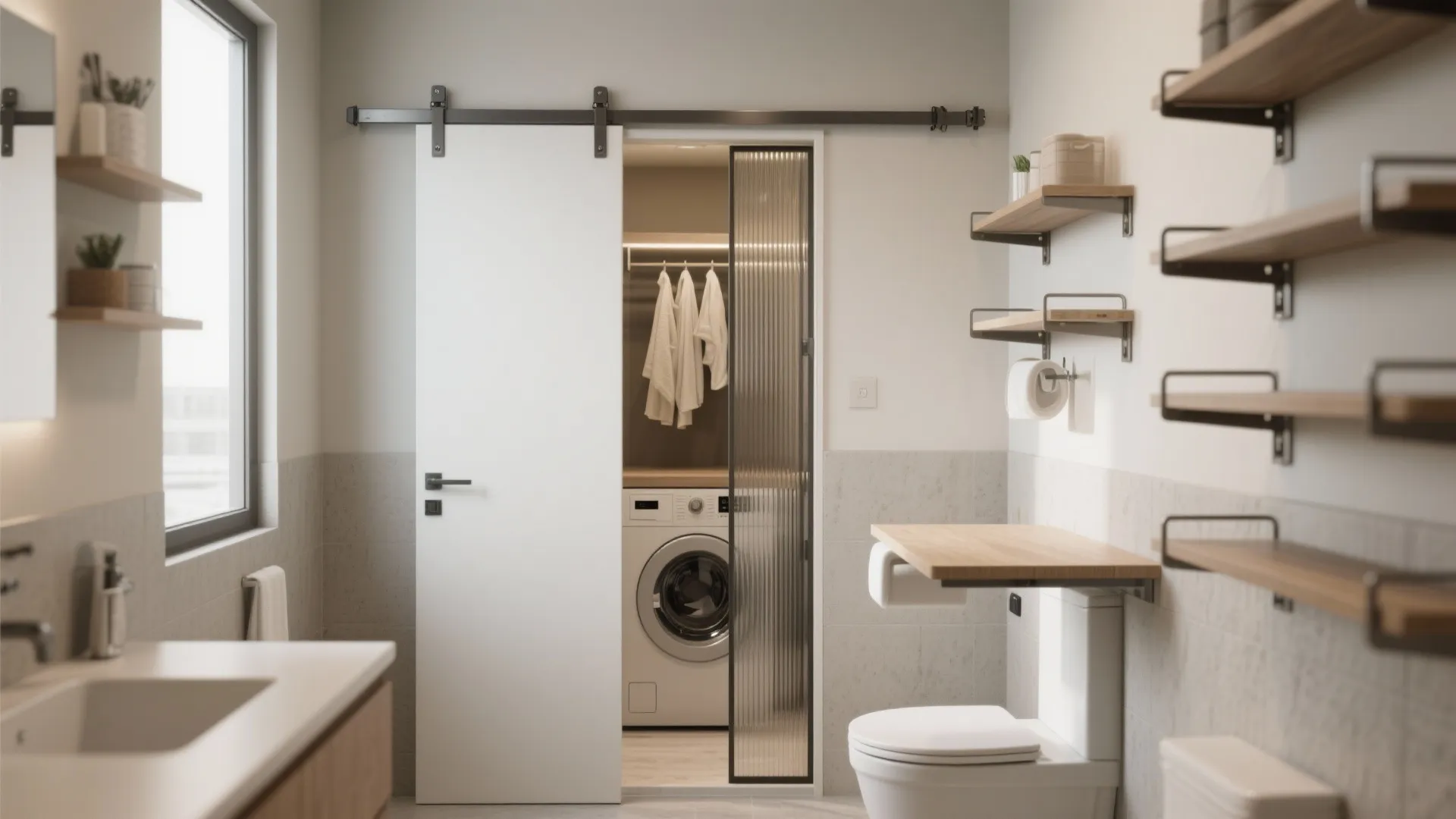 5. Pocket doors, folding screens, and adaptable storage