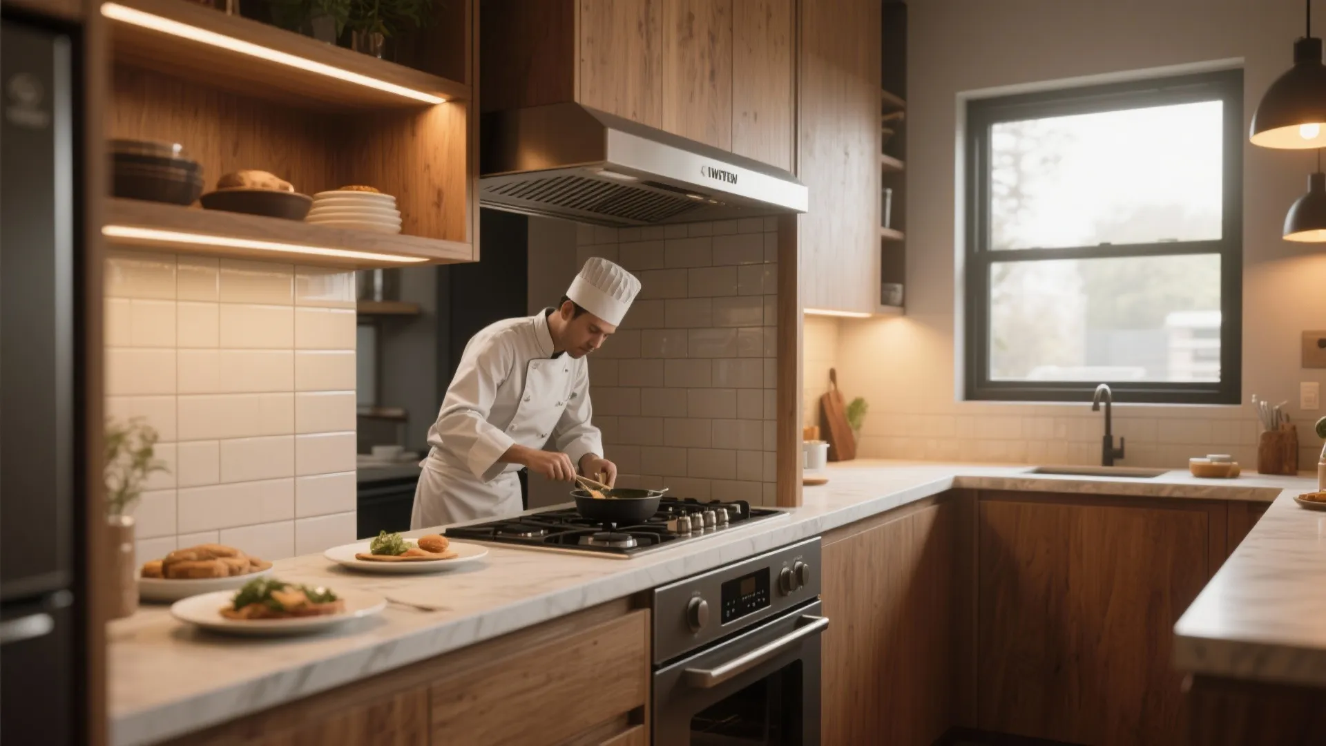 5. Pocket Kitchen and Pass-through