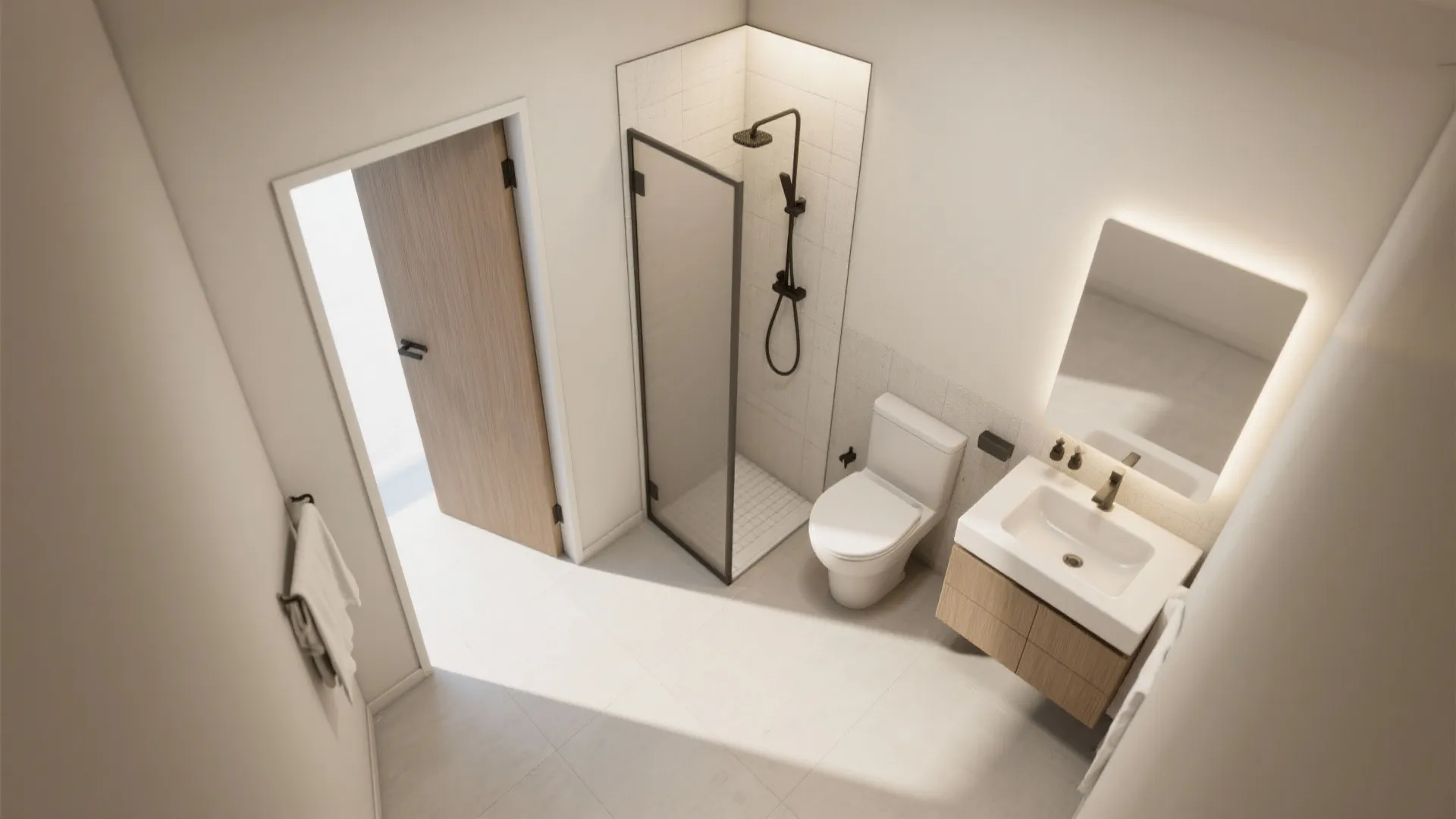 Frosted Glass Pocket Door