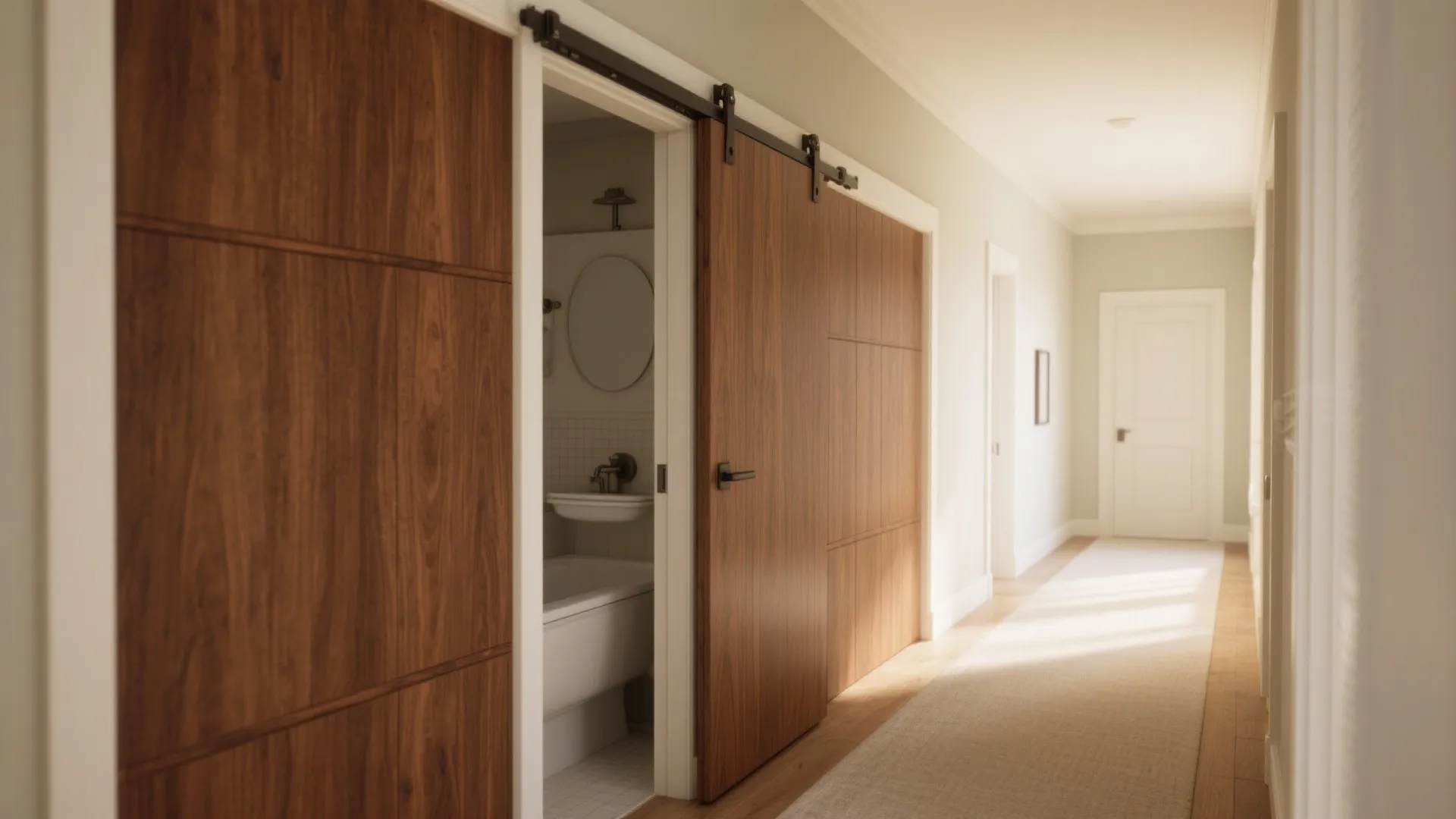 Pocket Sliding Door in Millwork