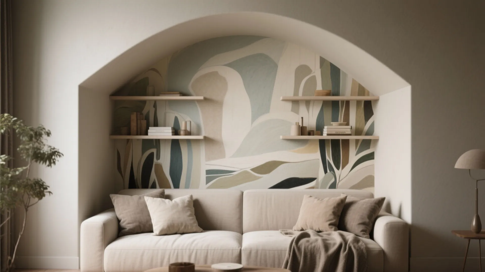 1. Pocket Murals: Scale the drama to fit the space