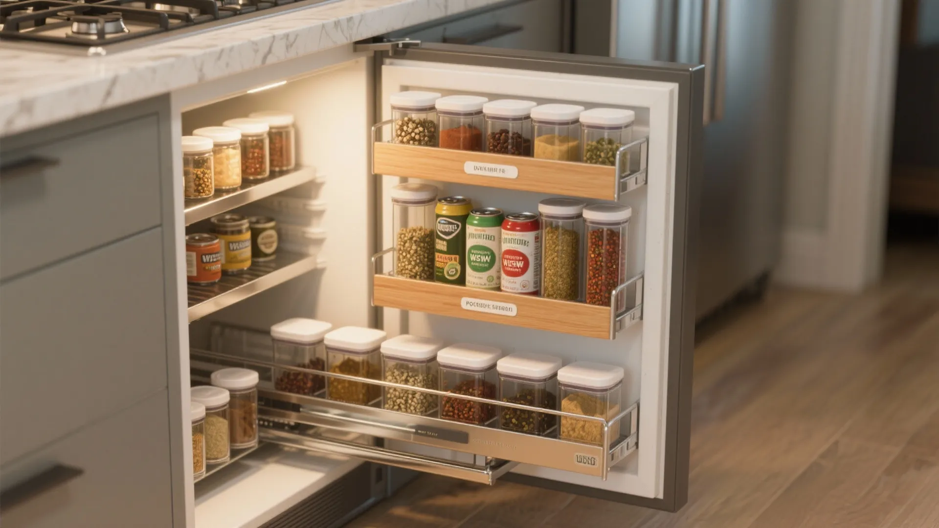 3. Pocket Pantry and Vertical Storage