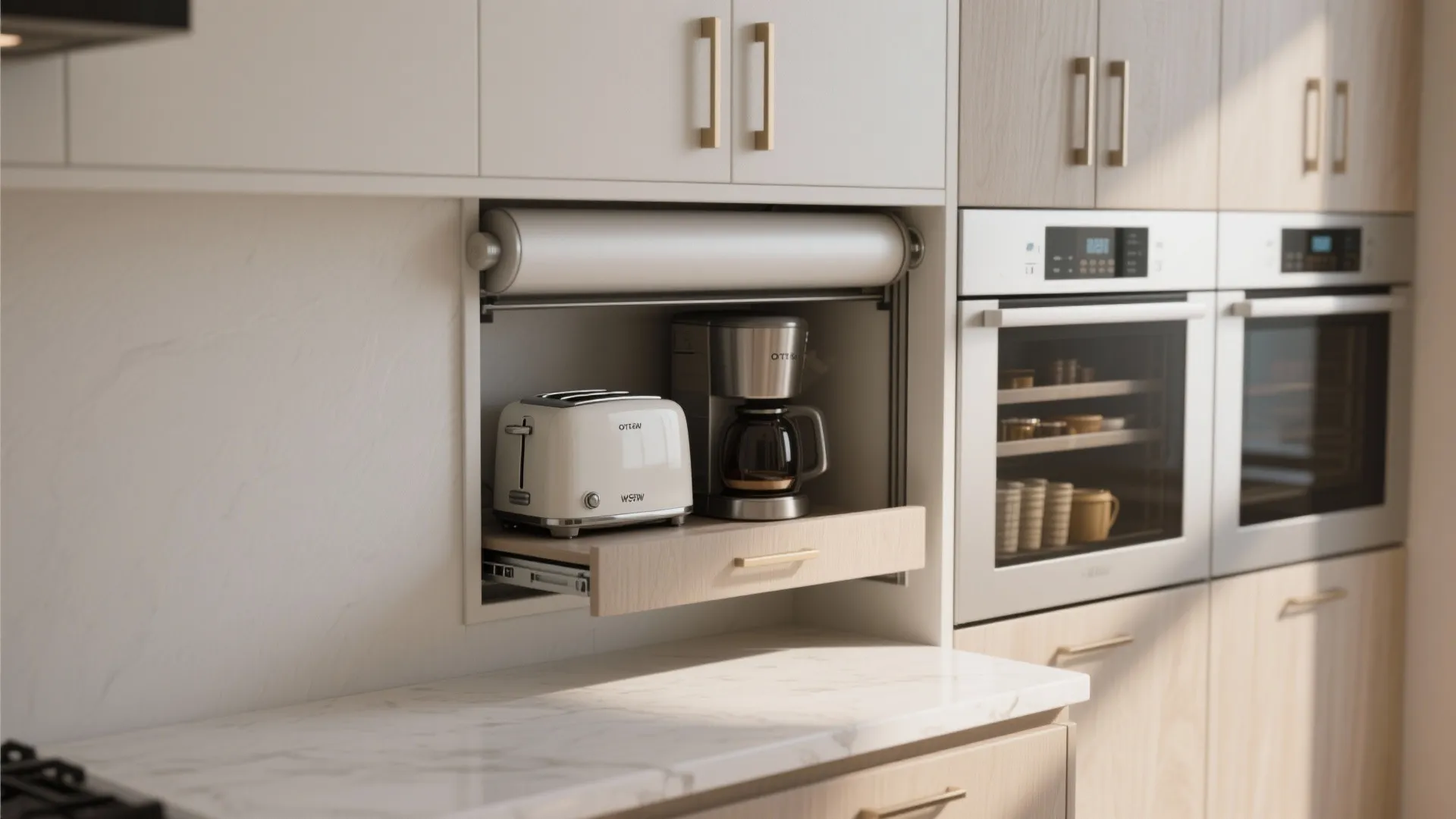 5. Pocket pantry and appliance garage