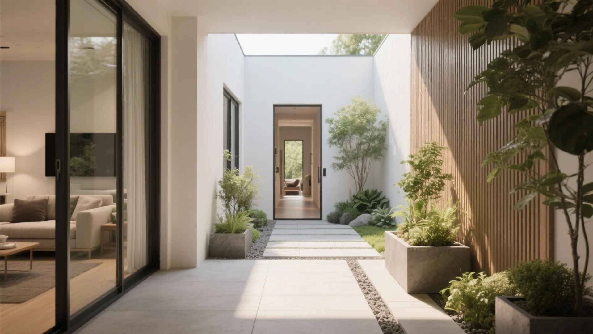 5. Outdoor extension and light wells