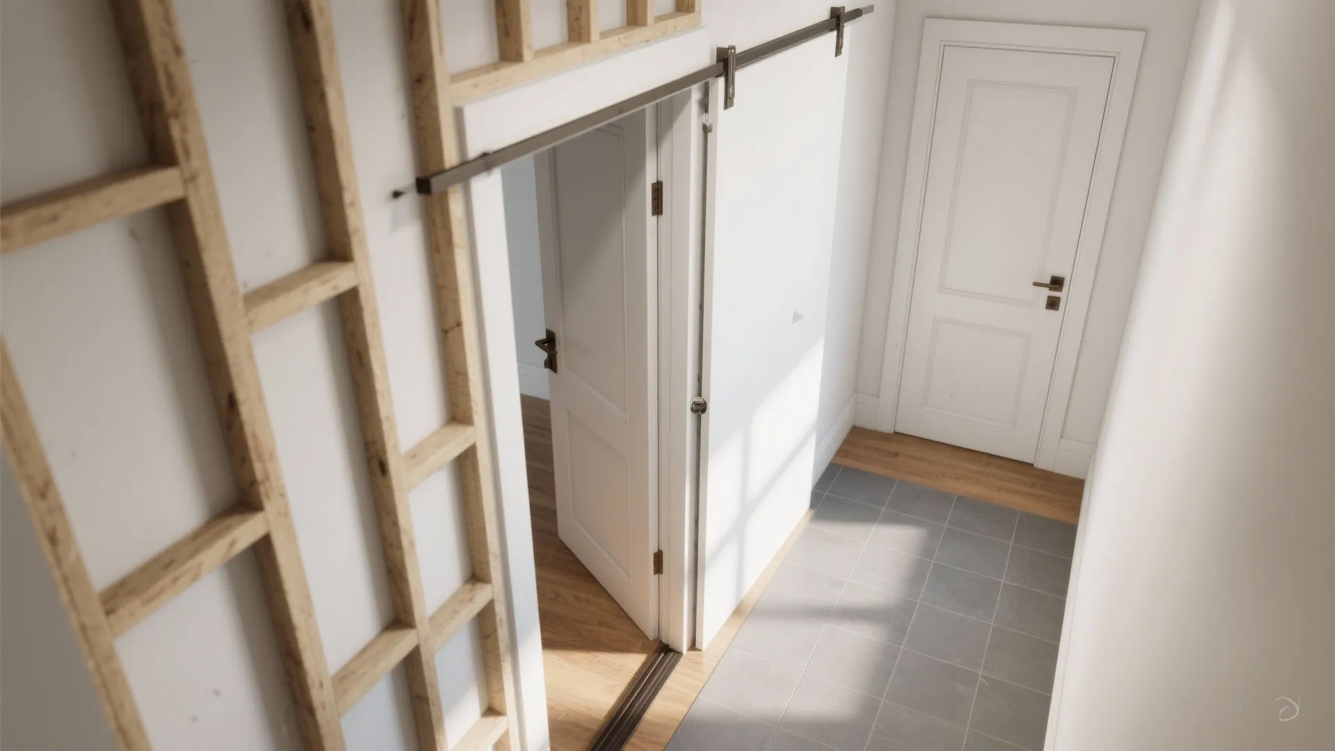 Sliding or Pocket Door for Tight Halls